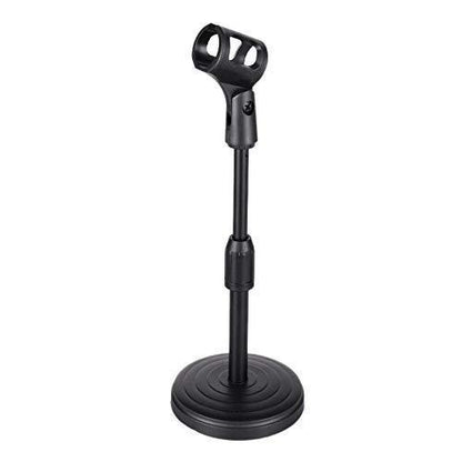 Tabletop Microphone Extendable 2 Step Table Desktop Microphone Stand Holder - Plastic