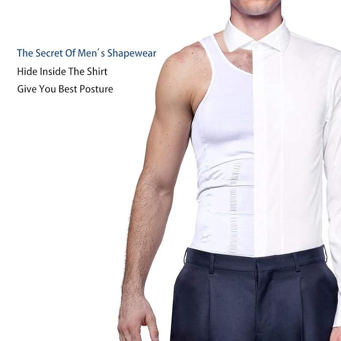 Deemark Body Shaper Ultra Slim Vest For Men