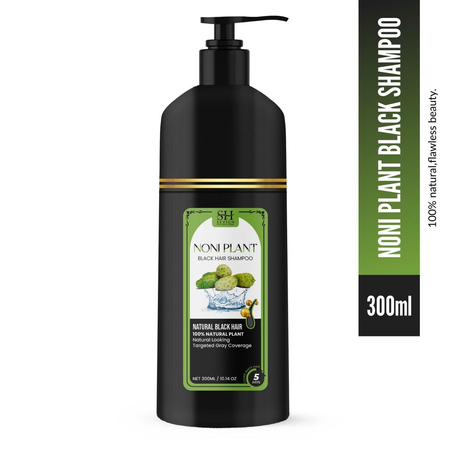 Noniplant Black Hair Shampoo 300ml (Pack Of 2)